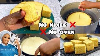 CARA MEMBUAT KUE TANPA OVEN DAN MIXER  Tanpa Oven Tanpa Mixer  KOKI MAAH