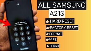 All Samsung a21s Hard ResetFactory ResetFormatWipe. Easy Method