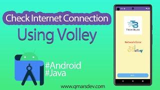 How to Check Internet Connection status Using Volley #android #java