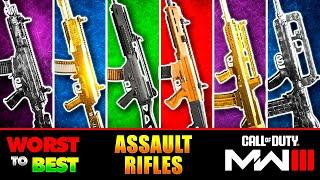 Modern Warfare 3 Assault Rifles Ranked WORST to BEST