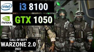 Core i3 8100 + GTX 1050 = CALL OF DUTY WARZONE 2.0