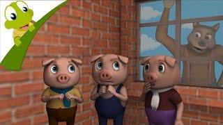 Three Little Pigs and the Big Bad Wolf 3D story and songs