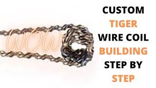 Custom Tiger Wire Coil Build Making 1 for the 1st Time Ever