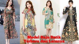 19 MODEL BAJU BATIK dan MODEL  DRESS BLUS LAINNYA YANG MODIS