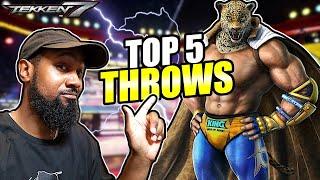 Kings TOP 5 THROWS in Tekken 7