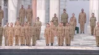 Watch Children sing Kadam Kadam Badhaye Ja on Netaji Subhas Chandra Boses 125th Jayanti