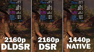 NVIDIA DLDSR 2.25x 4K vs DSR 4.00x 4K vs Native 1440p  RTX 3080  r7 5800x