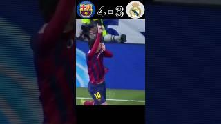 Barcelona vs Real madrid 2014 La Liga El Clasico Highlights #shorts #football #youtube