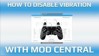 How to Disable Vibrations in Mod Central