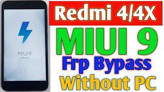 Redmi 4 frp bypass MIUI 9  Redmi 4x frp unlock without PC  @TadrishinfoTech 