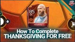 Fifa Mobile 18 S2 F2P How To Complete Thanksgiving Howard For Free  All Skill Game Events Tips Help