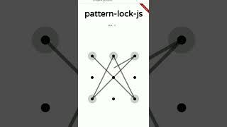 impossible pattern lock of star  #shorts  #patternlock