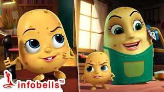 உருளைக் கிழங்கு செல்லக்குட்டிக்கு பூச்சாண்டி பயம்  Tamil Rhymes for Children  Infobells