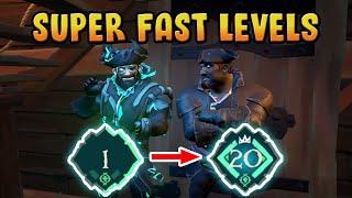 How to get LEVEL 20 in the Athenas Fortune FAST and EASY - Sea of Thieves