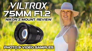 Viltrox 75mm F1.2 Nikon Z Review  BEST Budget Portrait Lens EVER?