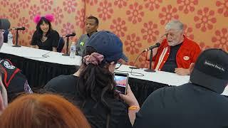 Futurama panel- Sci-Fi Valley Con 2024. W Billy West Lauren Tom Phil LaMarr and Maurice LaMarche