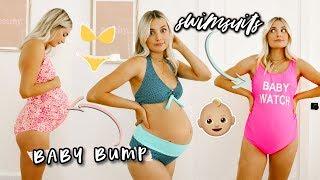 TRYING ON MATERNITY SWIMSUITS 9 MONTHS PREGNANT  Aspyn Ovard