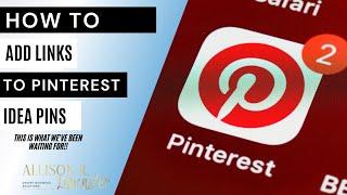 How to Add Links To Idea Pins on Pinterest March 2023 Update