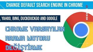 Chrome arama motoru ayarları nasıl yapılır.