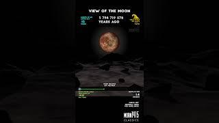 View of the Moon over Time  #astronomy #space #comparison #moon