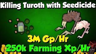 250k Farming Xphr Turoths with RangeMagic Runescape 3 Best AFK Seedicide XP