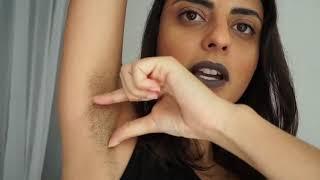 Armpit hairy girl