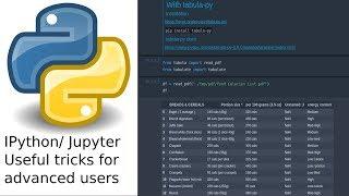 IPythonJupyter Notebook tricks for advanced in 2019