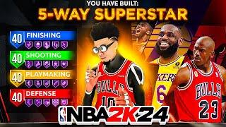 *NEW* BEST GUARD BUILD IS THE BEST BUILD IN NBA 2K24 GAMEBREAKING BEST BUILD IN NBA 2K24