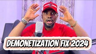 YouTube Channel DEMONIZATION FIX In 2024