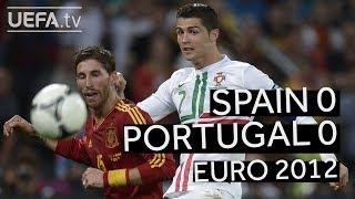 INIESTA RONALDO WORLD CUP 2018 SPAIN beats PORTUGAL on penalties to reach the EURO 2012 final