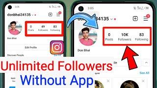 How to Increase Followers On Instagram without App