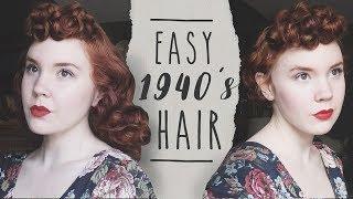 Easy 1940s Poodle Hair  Pinup Style