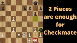 2 pieces are enough for checkmate rest are for sacrifices and exchanges 