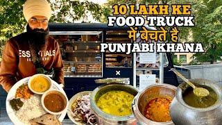 Sirf 30- Rupee me Biggest Veg Thali  Kadhi Chawal  Sardar Ji Ka Food Truck  Street Food India