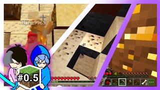 2 KALI HAFIZ TERTIMPA AZAB  MCPE SURVIVAL MULTIPLAYER PART 0.5 FT. HAFIZ BD