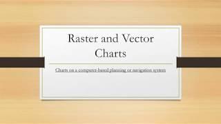 Raster and Vector Charts - Advantages and Disadvantages