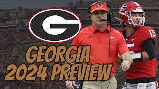 CAN GEORGIA WIN 3 NATIONAL CHAMPIONSHIPS IN 4 YEARS?  GEORGIA FOOTBALL 2024 PREDICTION & PREVIEW