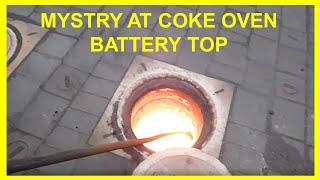 Top of coke oven battery in steel plant