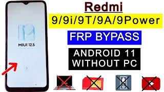Redmi 99i9t9a9 Power FRP Bypass Android 11  All Redmi Google Account Bypass Without Pc 2024 New
