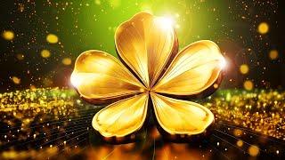 GOLDEN CLOVER of Luck and MONEY  Attracts WEALTH Love and Health  HOPE AND FAITH  432HZ