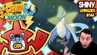 1ST ENCOUNTER SHINY ARTICUNO BEST SHINY REACTION EVER? Quest For Shiny Living Dex #144  USUM #039