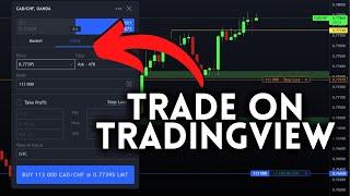 How To Place Trades Directly on TradingView Bye Bye Metatrader 4