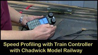 SPEED PROFILING with Train Controller at Chadwick Model Railway  184.