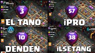 GLOBAL TOP *10* BEST LEGEND LEAGUE BASE ANTI 2 STAR TOP 10 LEGEND BASE  TH16 NEW PUSH BASE