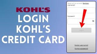 Kohls Credit Card Login  How to Sign in to Mykohlscard Account 2024 EASY