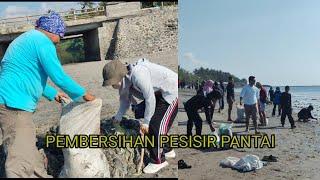 KEGIATAN PEMBERSIHAN PANTAI LABUHAN HAJI