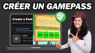 Comment Faire Un Gamepass Dans Pls Donate Roblox  Nouvelle Mise À Jour