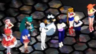 MMD Anime Girls - Belly Dance efecto Difussion