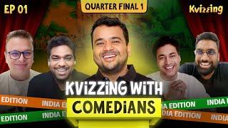 KVizzing with the Comedians India Edition QF1 ft. @ZakirKhan @MananDesai Roshan Abbas and Vishwas