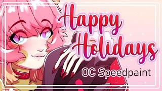 Happy Holidays 2022  OC Speedpaint